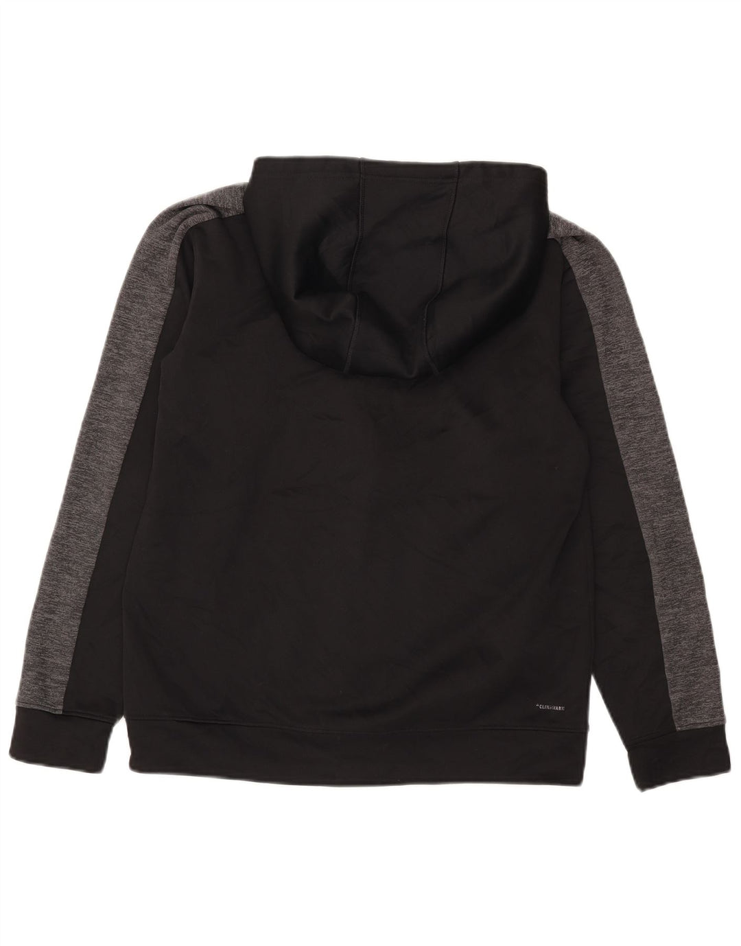Adidas Mens Climalite Zip Hoodie Sweater Medium Black Colourblock