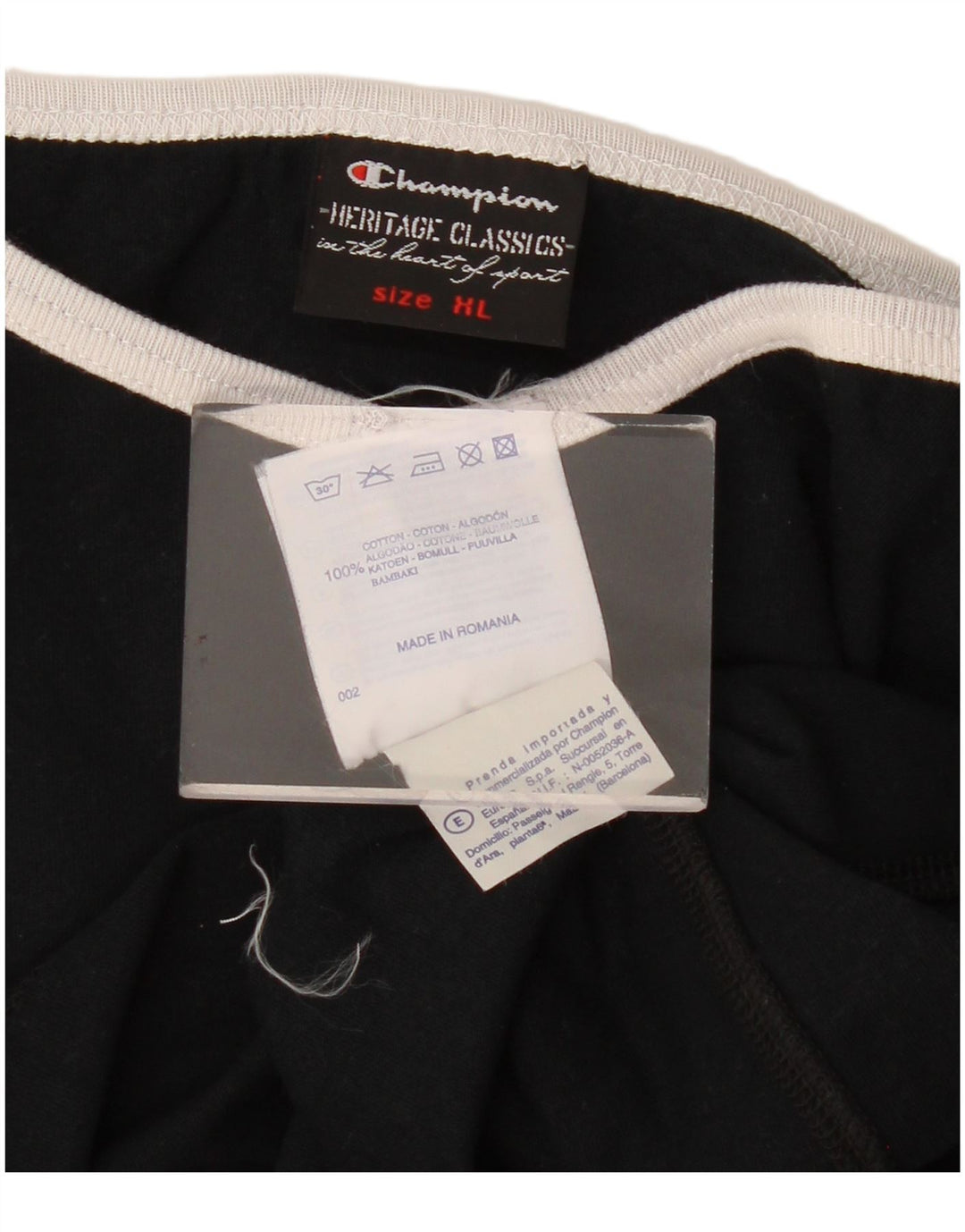 Champion Womens Heritage Classics Cami Top UK 18 XL Black Cotton