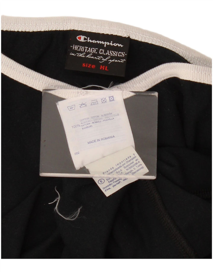 Champion Womens Heritage Classics Cami Top UK 18 XL Black Cotton