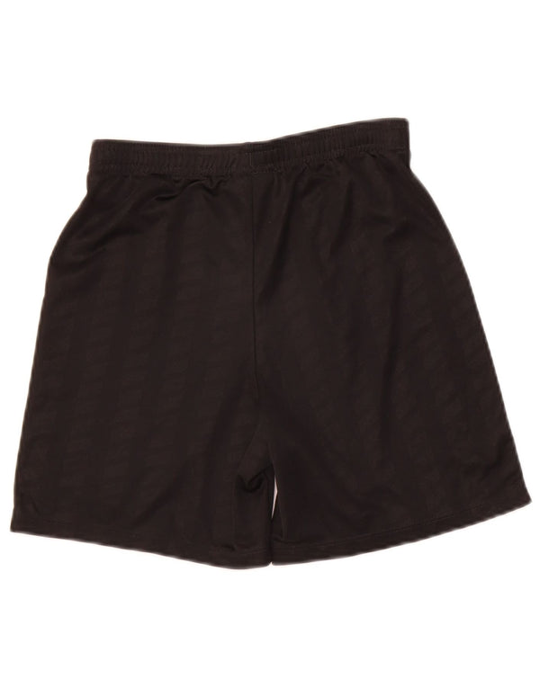 Nike Boys Dri Fit Sport Shorts 10-11 Years Medium Black Striped Polyester