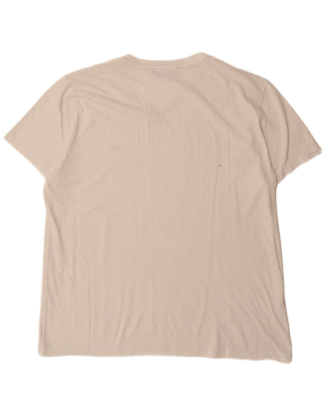 Lacoste Mens Regular Fit T-Shirt Top Size 7 2XL White Cotton