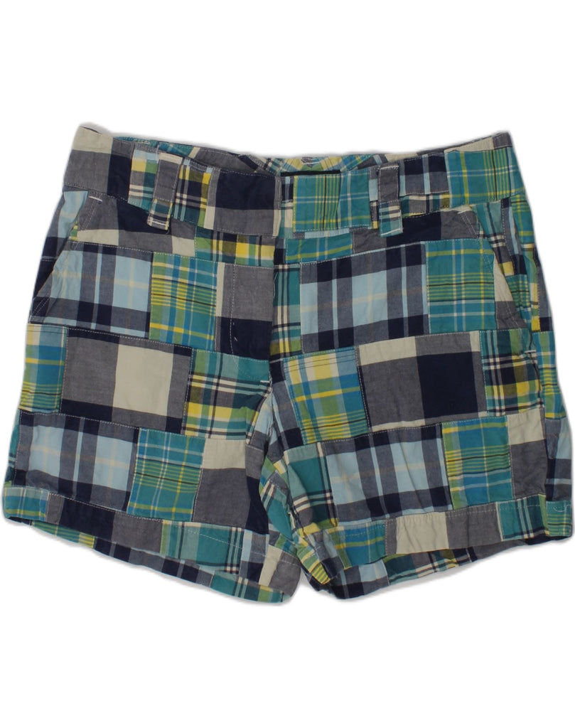 TOMMY HILFIGER Womens Hot Pants US 8 Medium W30  Multicoloured Check | Vintage Tommy Hilfiger | Thrift | Second-Hand Tommy Hilfiger | Used Clothing | Messina Hembry 