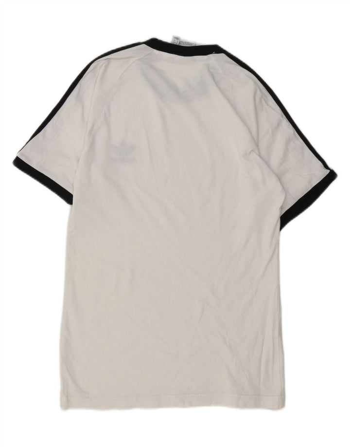 ADIDAS Mens T-Shirt Top Small White