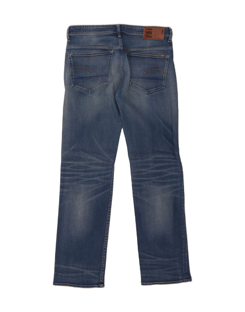 G-STAR Mens 3301 Straight Jeans W33 L34 Blue Cotton Vintage G-Star and Second-Hand G-Star from Messina Hembry 