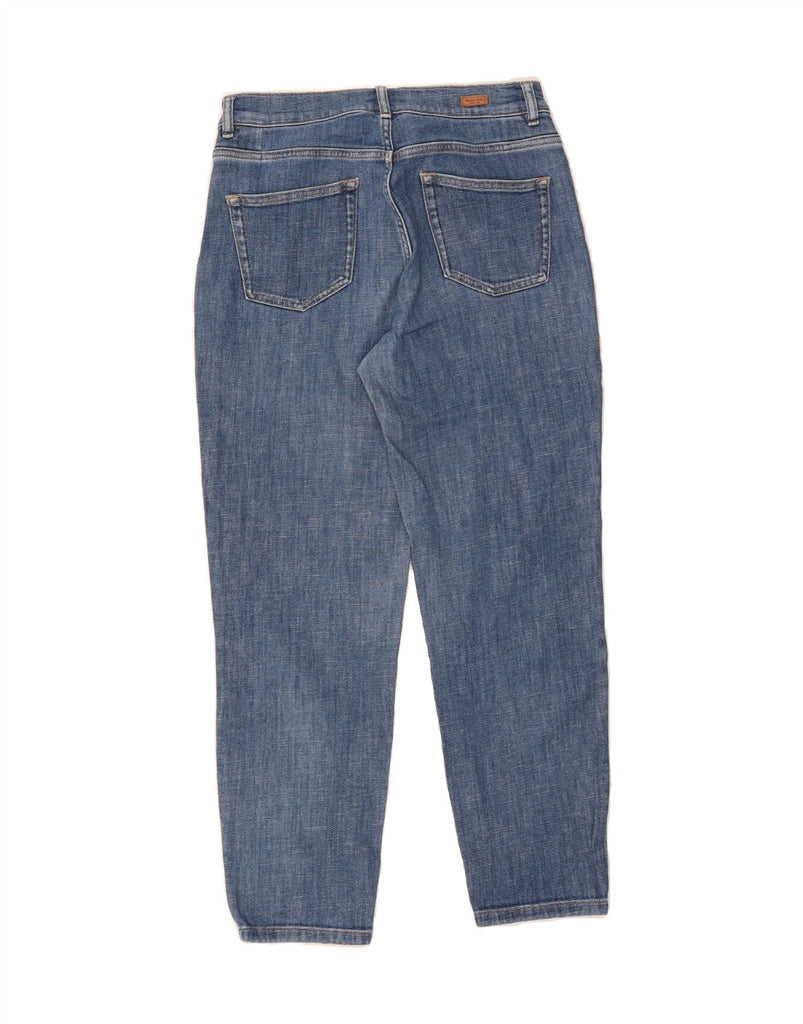 MASSIMO DUTTI Womens High Rise Crop Tapered Jeans EU 36 XS W26 L26 Blue Vintage Massimo Dutti and Second-Hand Massimo Dutti from Messina Hembry 