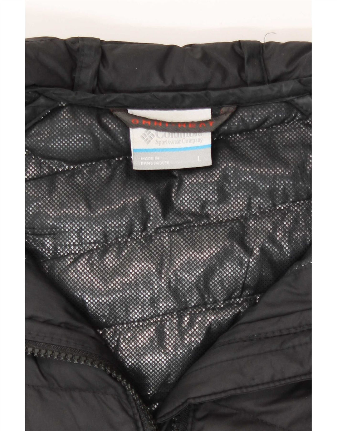 Columbia Womens Hooded Padded Jacket UK 16 Large Black Polyester