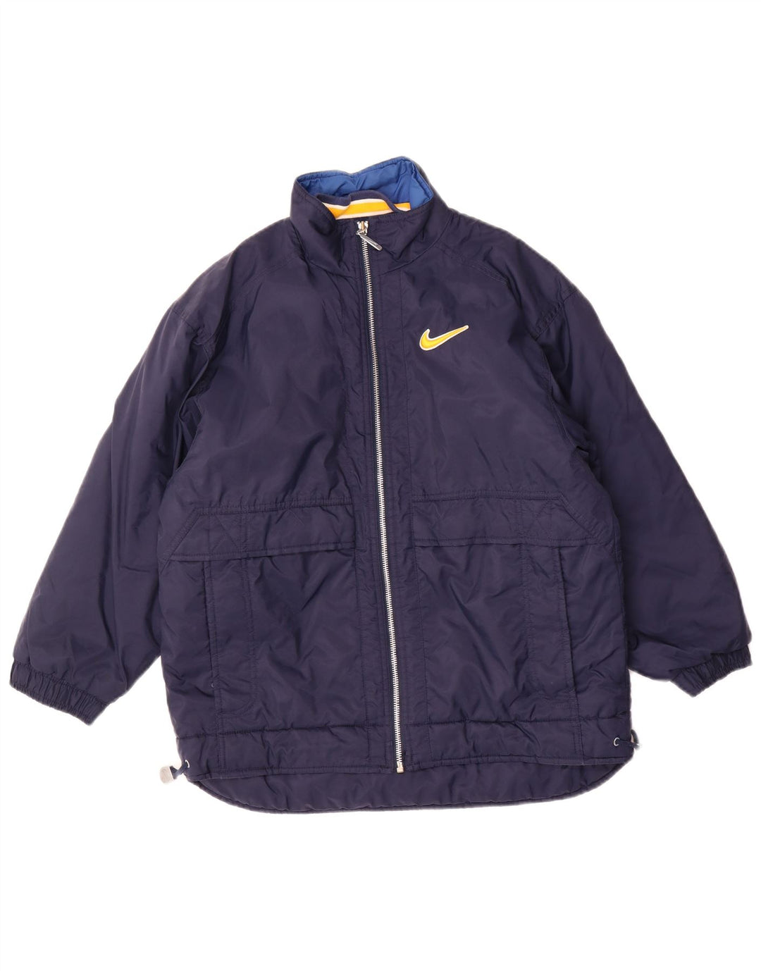 Nike Boys Graphic Padded Jacket 10-11 Years Medium Navy Blue Nylon