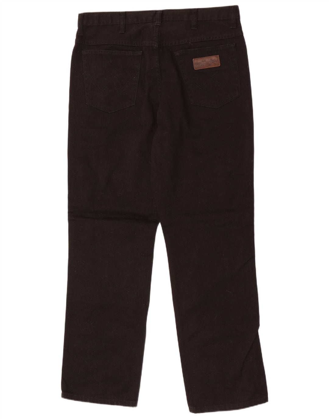 Wrangler Mens Ohio Straight Jeans W36 L32 Black Cotton