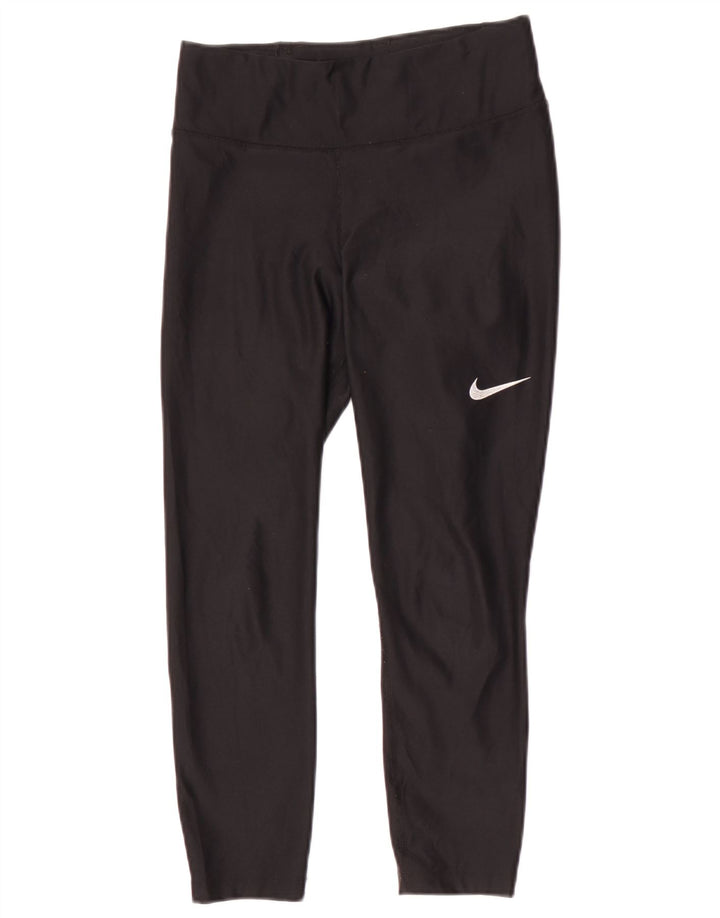 Nike Womens Dri Fit Leggings UK 6 XS  Black Polyester