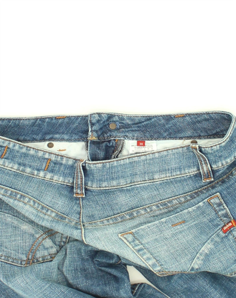 GAS Womens Slim Jeans W30 L34 Blue Cotton | Vintage Gas | Thrift | Second-Hand Gas | Used Clothing | Messina Hembry 