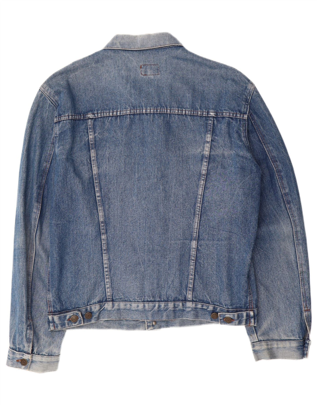 CARRERA Mens Denim Jacket UK 42 XL Blue Cotton
