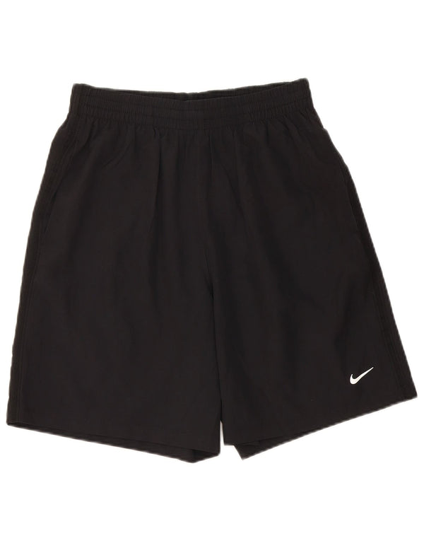 Nike Boys Dri Fit Sport Shorts 13-14 Years XL Black Polyester