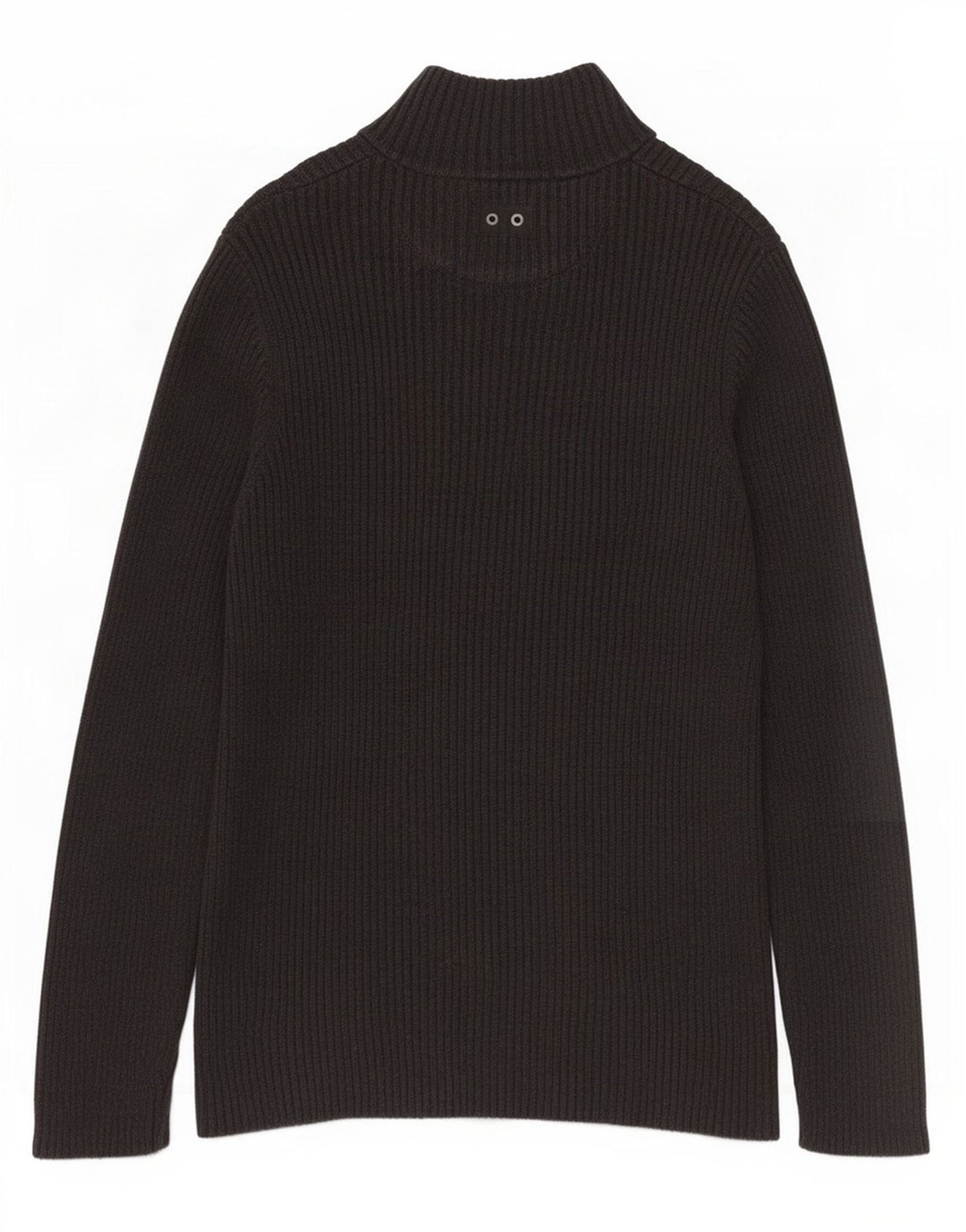 Converse Mens Zip Neck Jumper Sweater Medium Grey Cotton