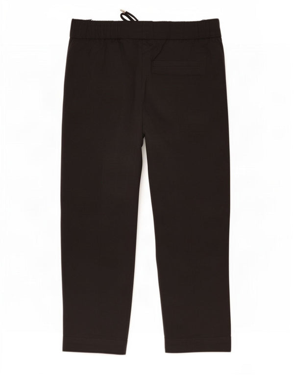 Marks & Spencer Womens Cropped Trousers UK 16 Large W36 L25 Black Viscose