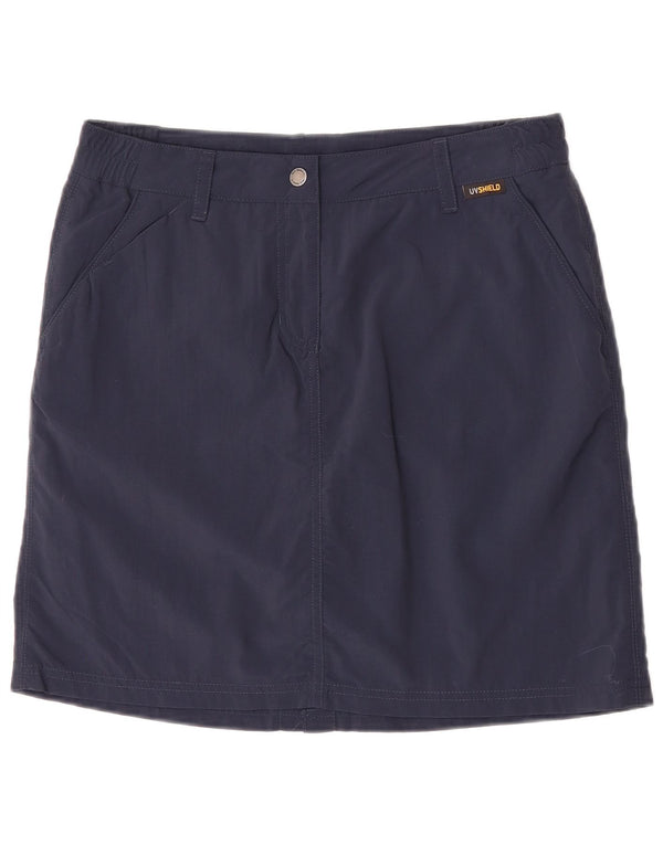 Jack Wolfskin Womens Mini Skirt UK 8 Small W30  Navy Blue Polyamide