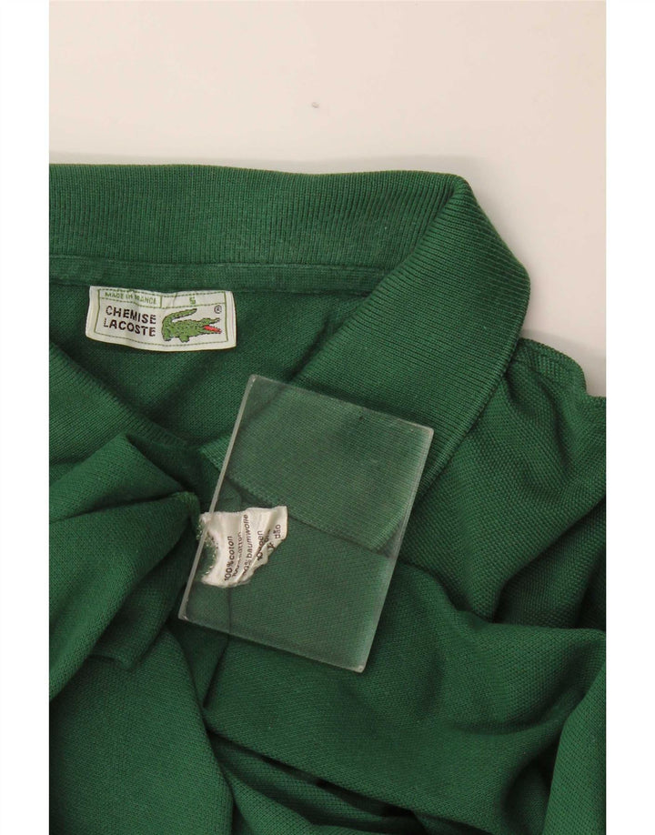 Lacoste Mens Polo Shirt Size 5 Large Green Cotton