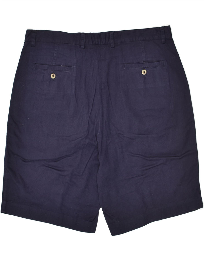 MARINA YACHTING Mens Chino Shorts W38 XL Navy Blue Cotton | Vintage Marina Yachting | Thrift | Second-Hand Marina Yachting | Used Clothing | Messina Hembry 