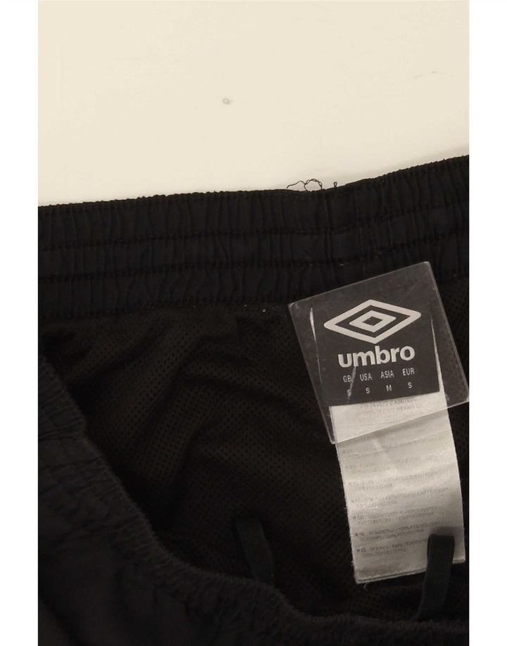 Umbro Mens Sport Shorts Small Black Polyester