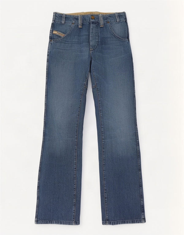 Diesel Womens Bootcut Jeans W28 L34 Blue Cotton