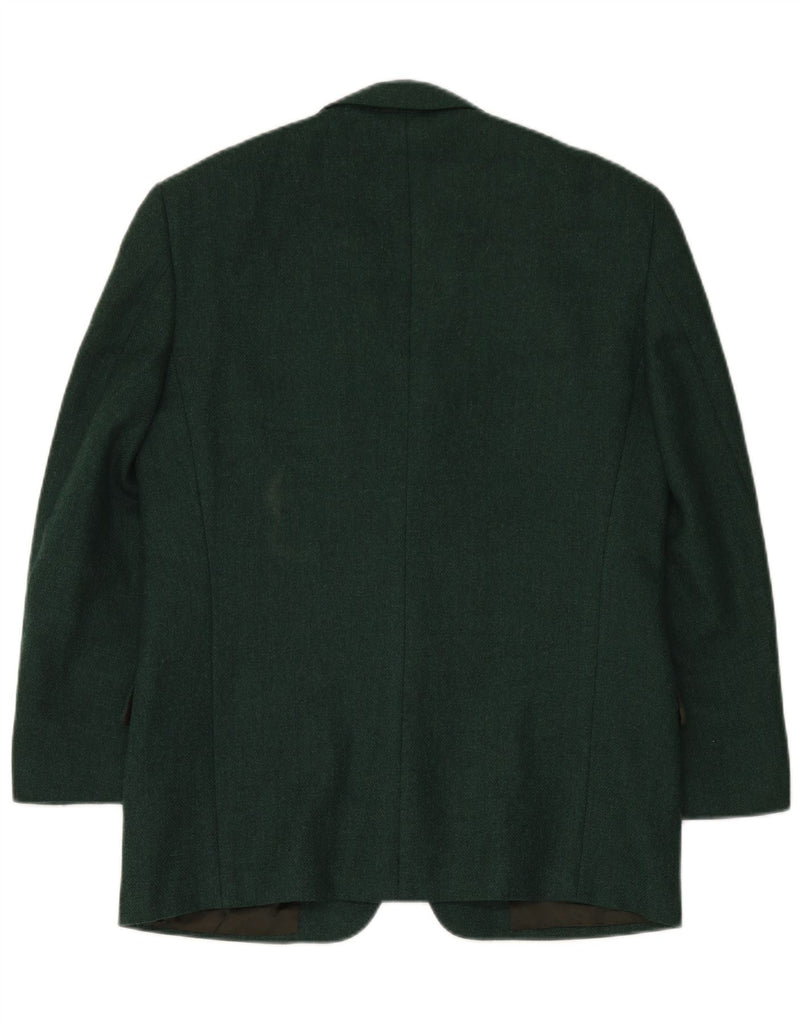 VALENTINO Mens 2 Button Blazer Jacket IT 50 Large Green Wool Vintage Valentino and Second-Hand Valentino from Messina Hembry 