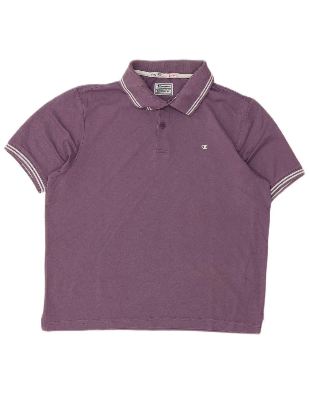 Champion Mens Easy Fit Polo Shirt Small Purple