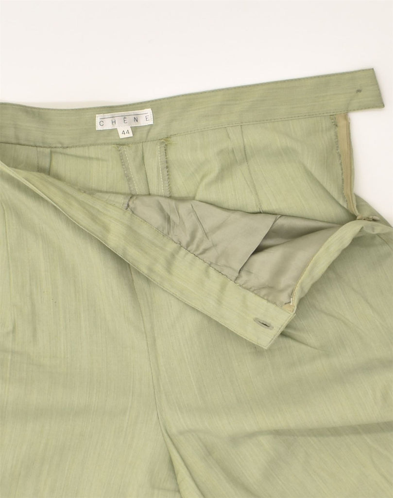 VINTAGE Womens High Waist Casual Trousers IT 44 Medium W26 L28 Green | Vintage Vintage | Thrift | Second-Hand Vintage | Used Clothing | Messina Hembry 