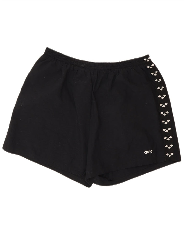 Arena Mens Graphic Swimming Shorts XL  Black Polyester