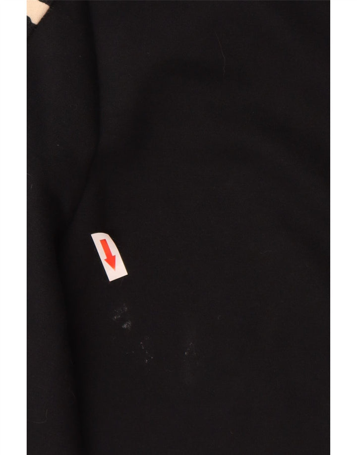 PUMA Mens Clyde Tracksuit Top Jacket Large Black Animal Print Polyester