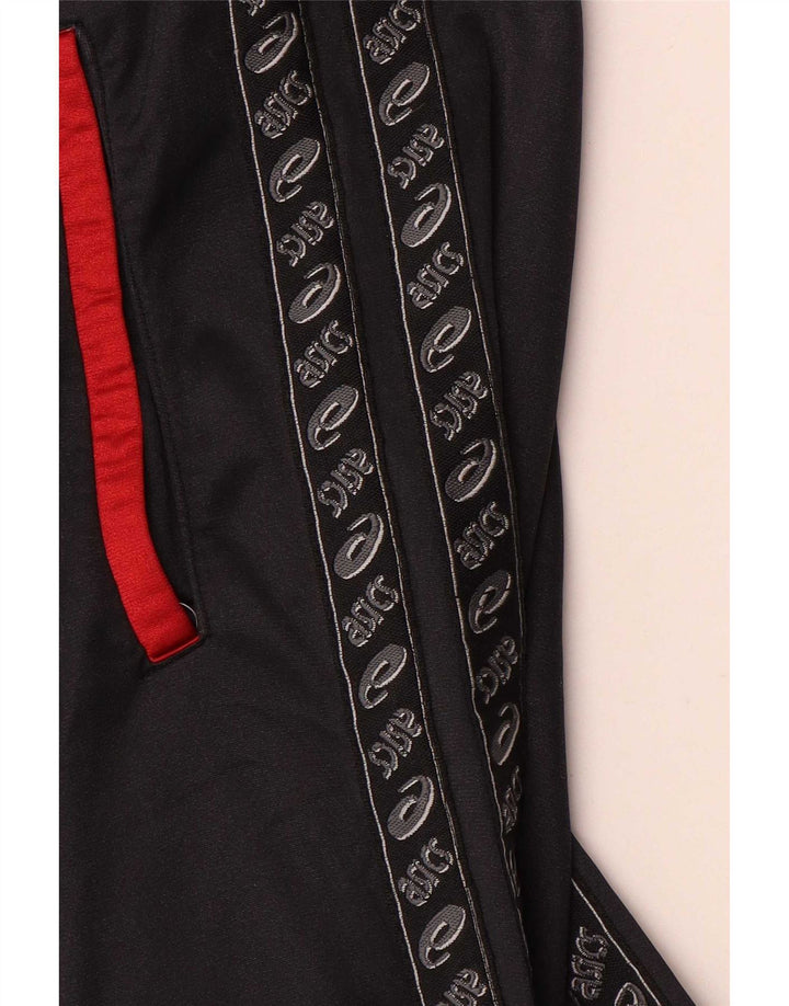 Asics Mens Graphic Tracksuit Trousers Large Grey Colourblock
