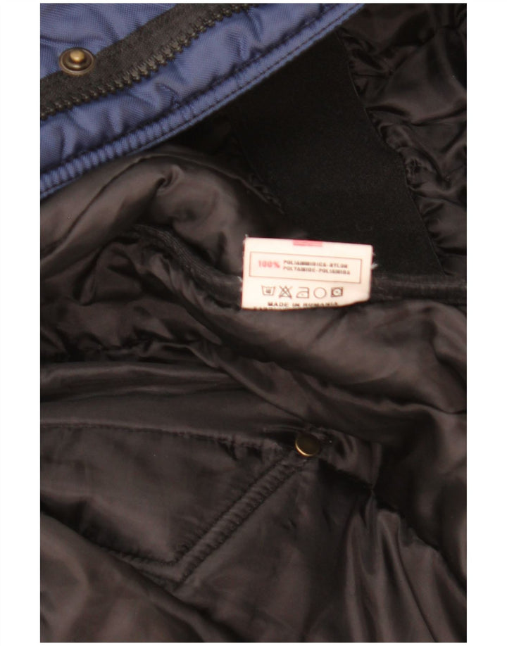Refrigiwear Boys Hooded Padded Coat 13-14 Years Navy Blue Polyamide