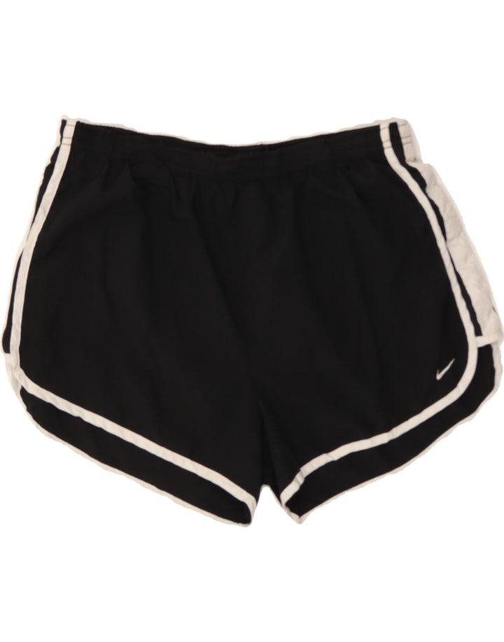 NIKE Womens Sport Shorts UK 14 Large Black Vintage Nike and Second-Hand Nike from Messina Hembry 