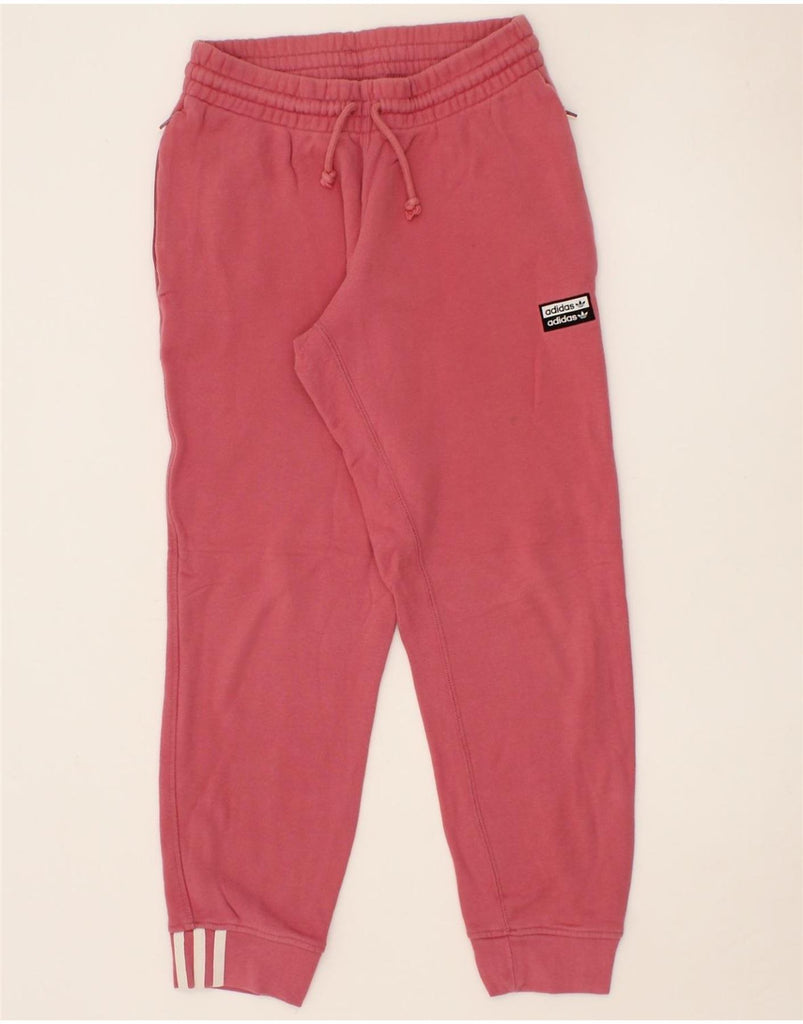 ADIDAS Womens Tracksuit Trousers Joggers UK 8 Small  Pink Cotton Vintage Adidas and Second-Hand Adidas from Messina Hembry 
