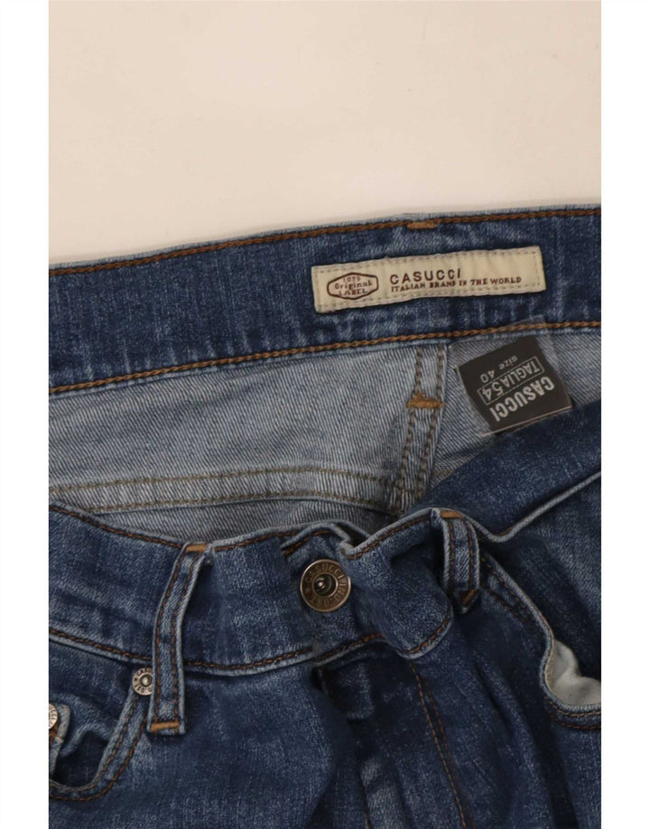 Casucci Mens Straight Jeans W40 L32 Blue Cotton