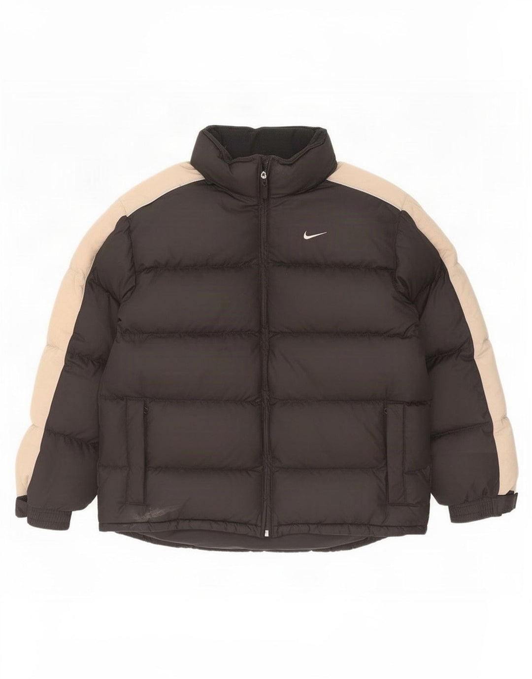 Nike Boys Padded Jacket 13-14 Years XL Black Colourblock Polyester