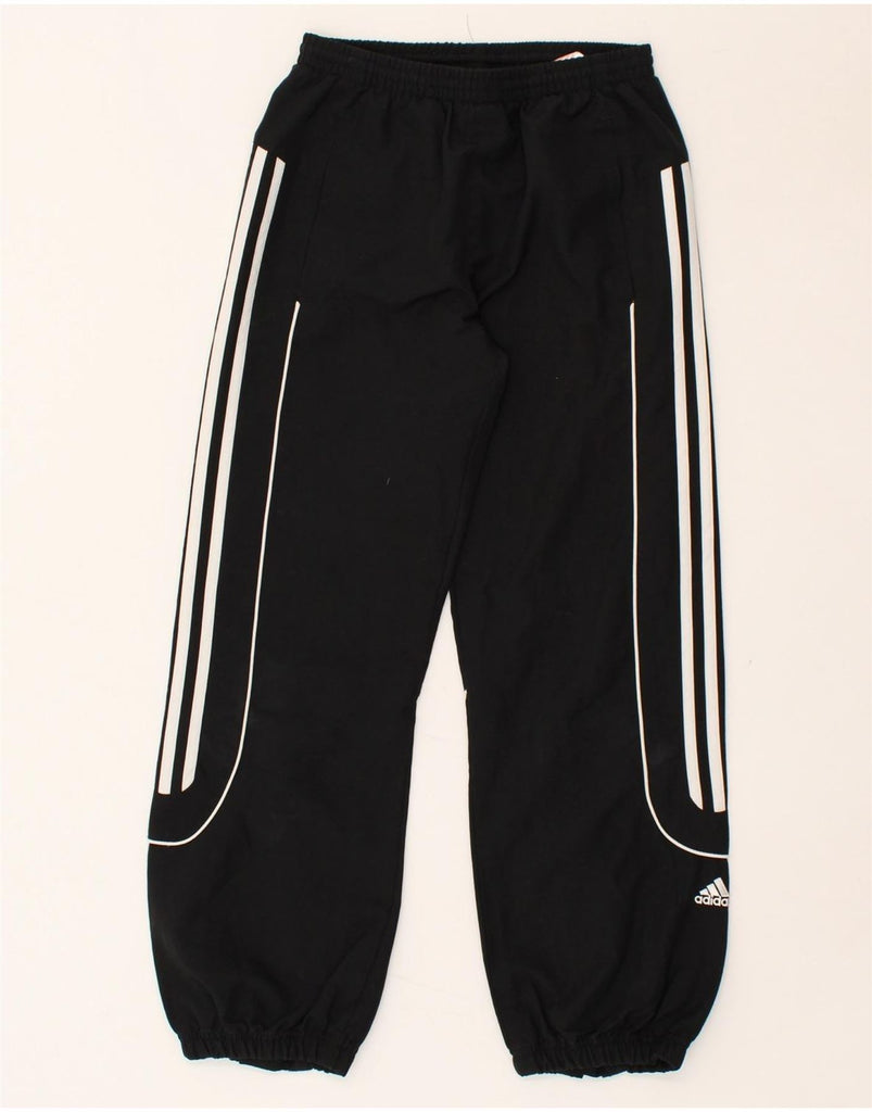 ADIDAS Boys Tracksuit Trousers Joggers 10-11 Years Medium Black Polyester | Vintage Adidas | Thrift | Second-Hand Adidas | Used Clothing | Messina Hembry 