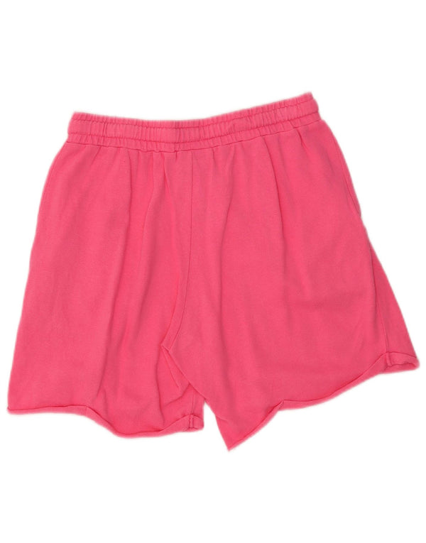 Lotto Womens Sport Shorts UK 12 Medium  Pink Cotton