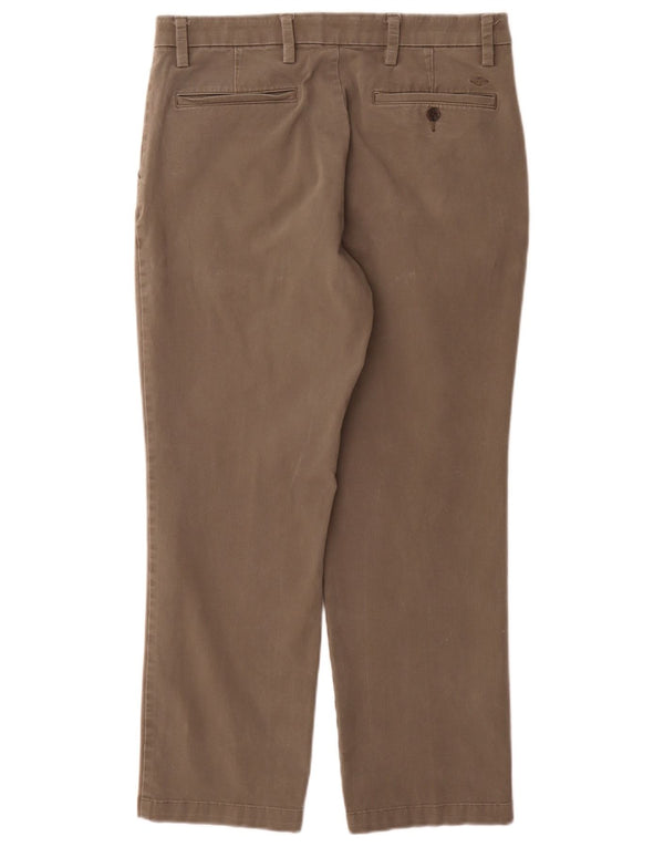 Dockers Mens Regular Chino Trousers W32 L28 Khaki Cotton