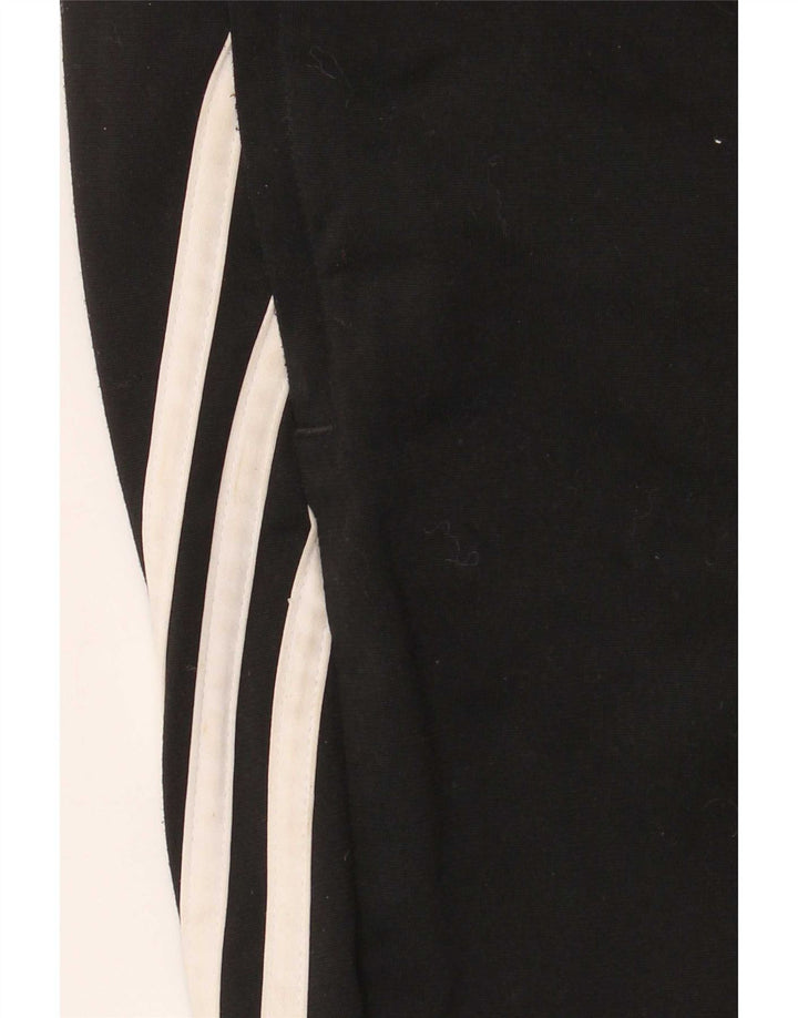 Adidas Boys Tracksuit Trousers Joggers 13-14 Years Black Polyester
