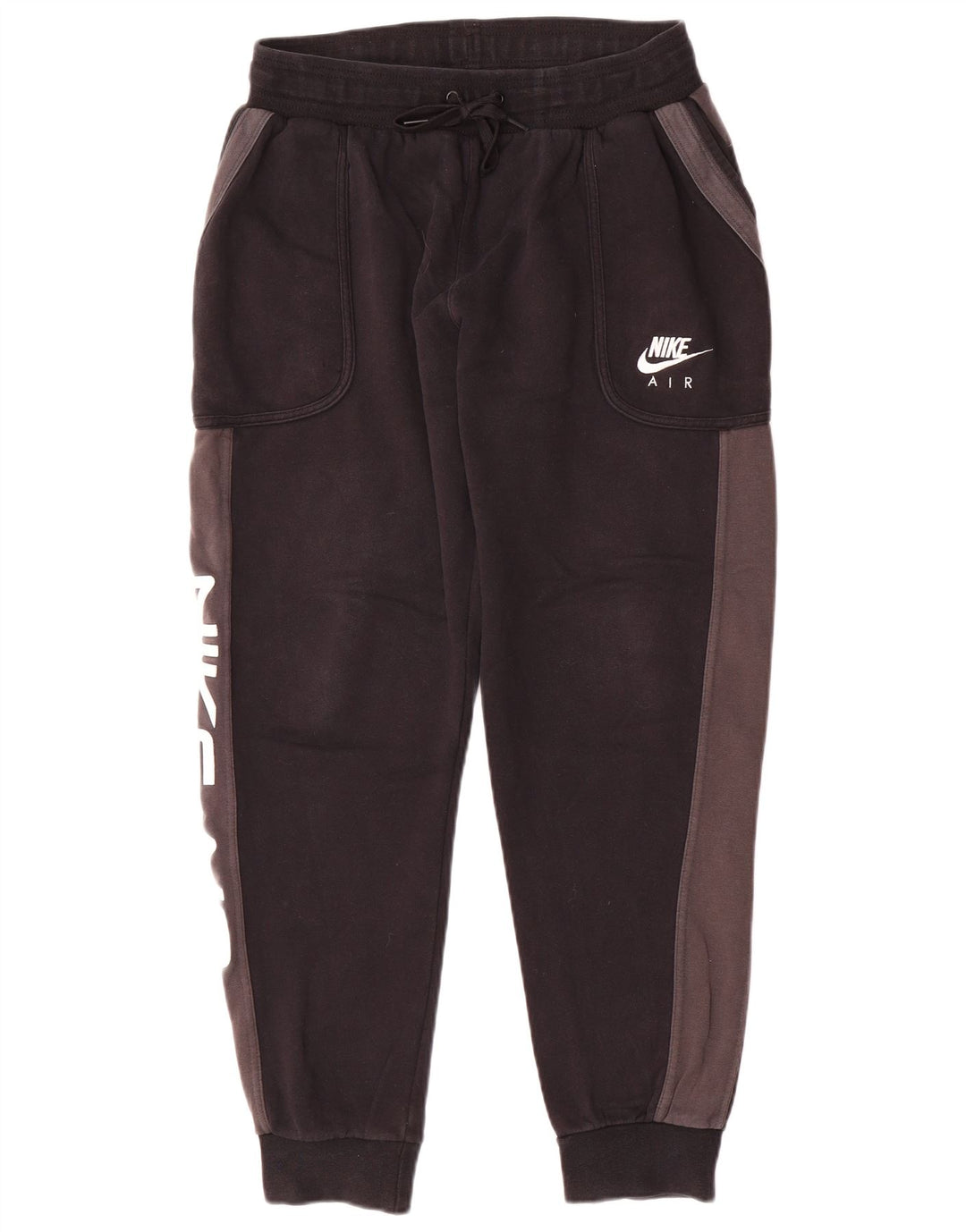 Nike Mens Graphic Tracksuit Trousers Joggers Medium Black Colourblock