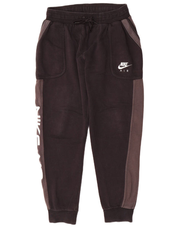 Nike Mens Graphic Tracksuit Trousers Joggers Medium Black Colourblock