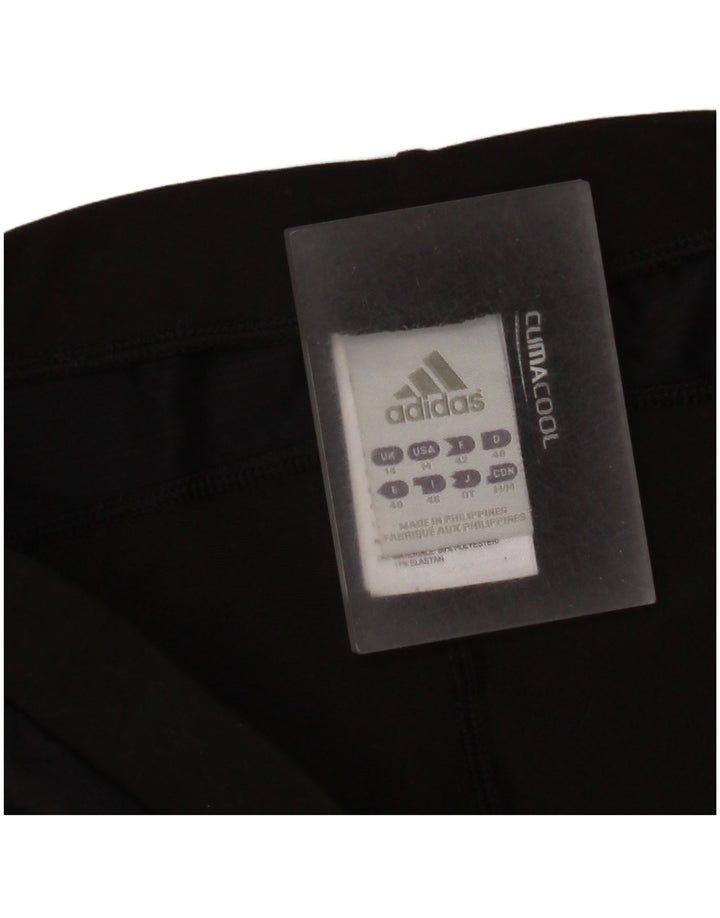Adidas Womens Climacool Sport Shorts UK 14 Medium  Black Polyester