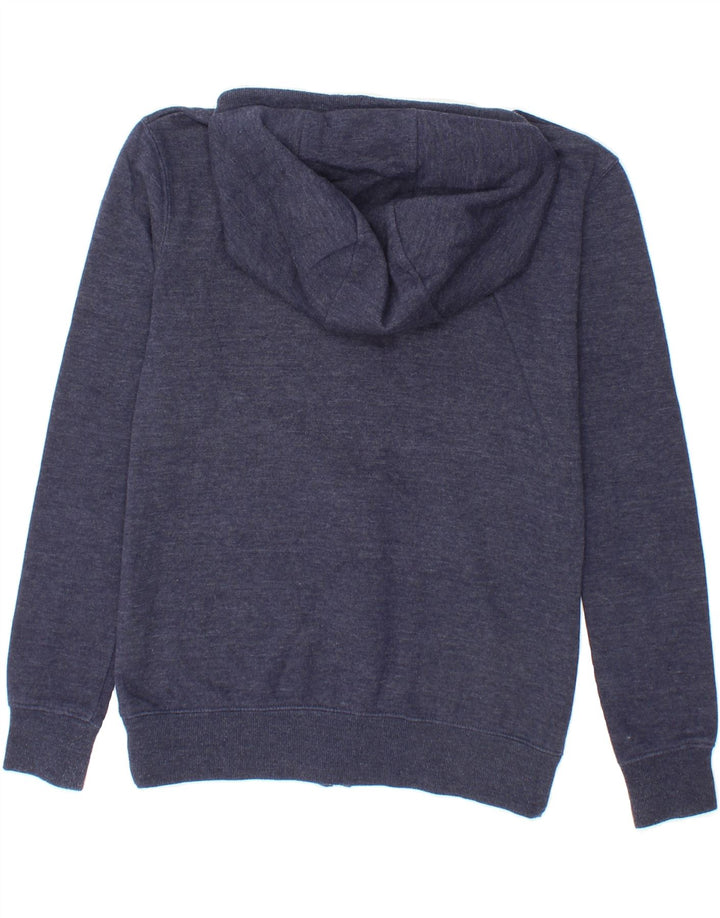 DC Boys Zip Hoodie Sweater 10-11 Years XS Navy Blue Cotton Vintage DC and Second-Hand DC from Messina Hembry 