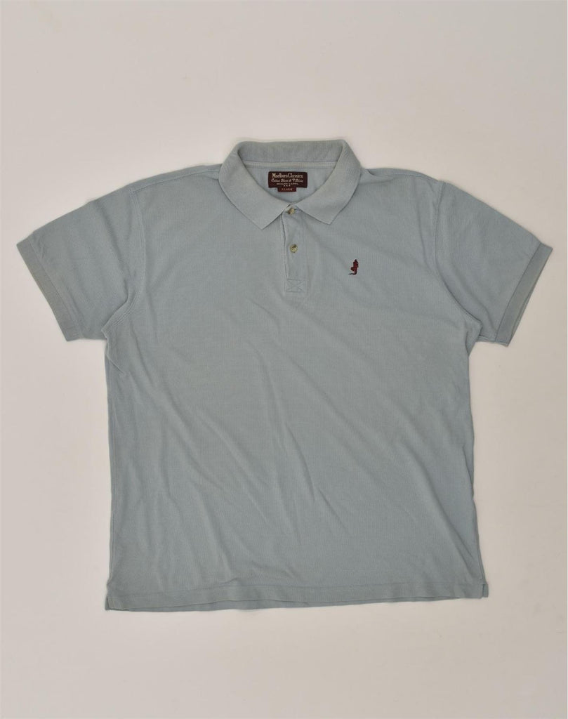 MARLBORO CLASSICS Mens Polo Shirt XL Grey Cotton | Vintage Marlboro Classics | Thrift | Second-Hand Marlboro Classics | Used Clothing | Messina Hembry 