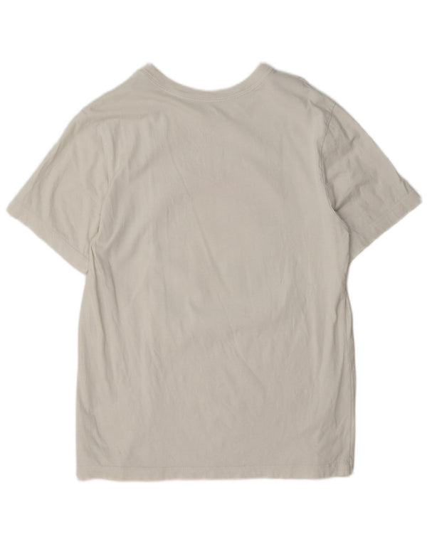 Nike Mens Graphic T-Shirt Top Medium White Cotton