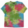 Fila Womens T-Shirt Top UK 12 Medium Multicoloured Tie Dye