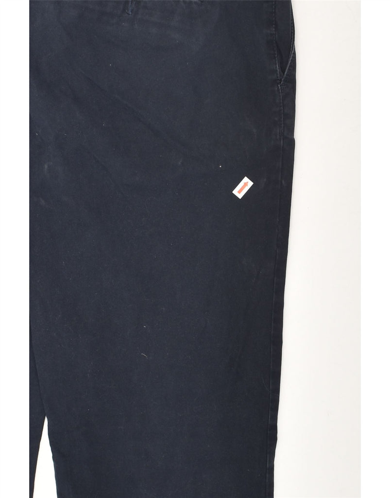 JULES Womens Slim Fit Chino Trousers EU 44 XL W36 L33  Navy Blue Cotton | Vintage Jules | Thrift | Second-Hand Jules | Used Clothing | Messina Hembry 