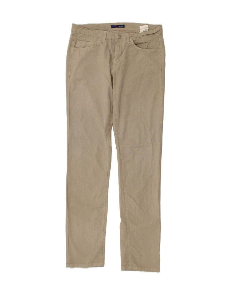 TRUSSARDI Mens Slim Jeans W32 L32 Beige Cotton Vintage Trussardi and Second-Hand Trussardi from Messina Hembry 