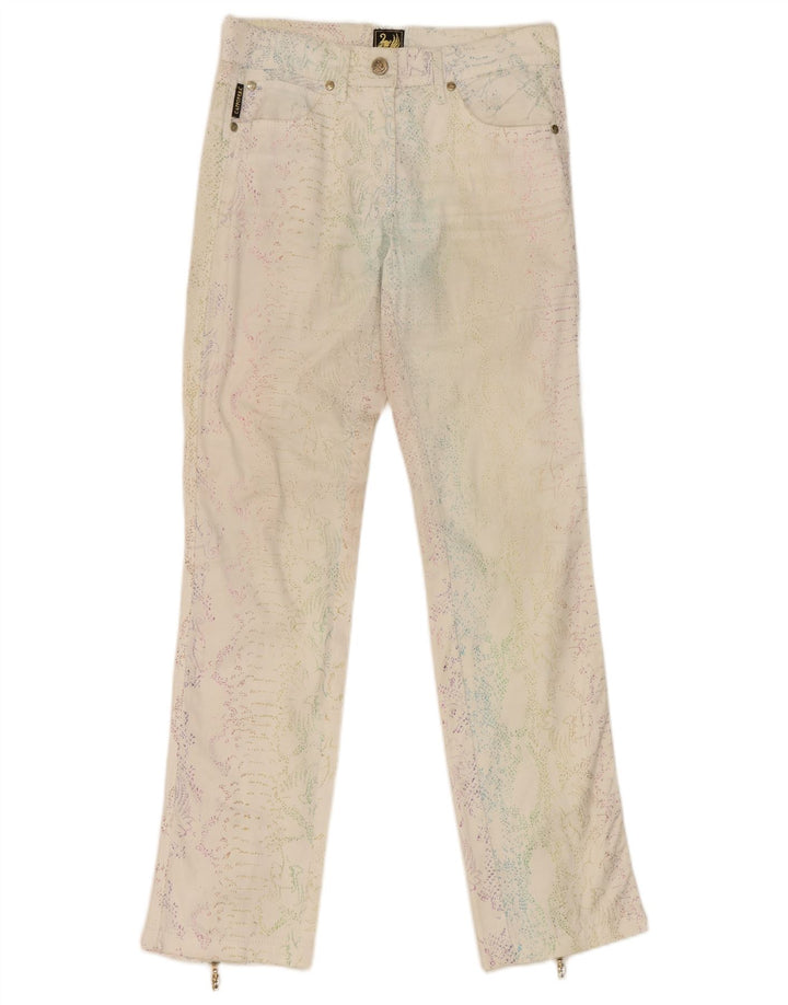 Cappopera Womens Casual Trousers IT 42 Medium W26 L29 Off White