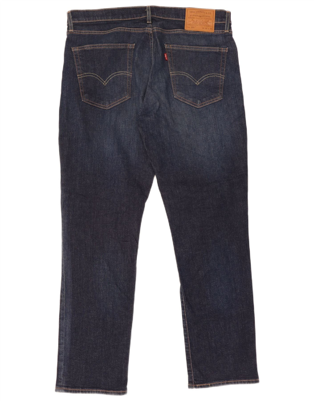Levi's Mens 511 Slim Jeans W36 L30 Navy Blue Cotton