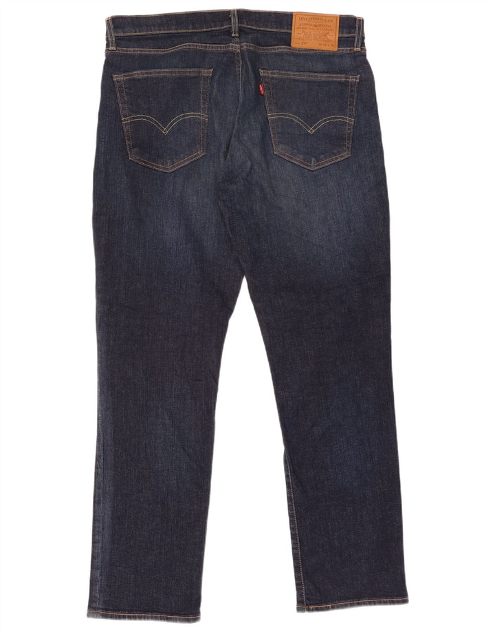 Levi's Mens 511 Slim Jeans W36 L30 Navy Blue Cotton